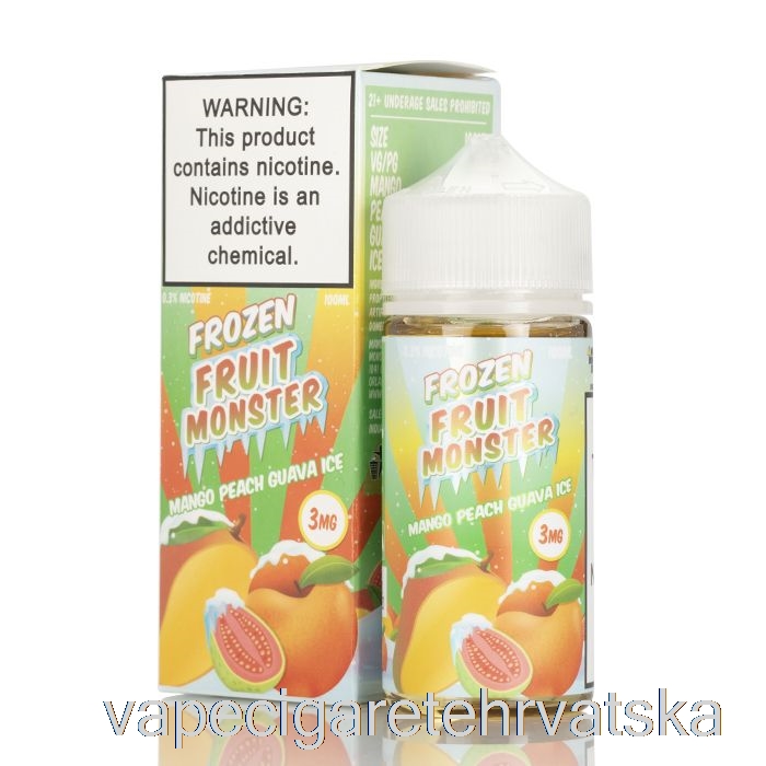 Vape Hrvatska Ice Mango Breskva Guava - Frozen Fruit Monster - 100ml 6mg